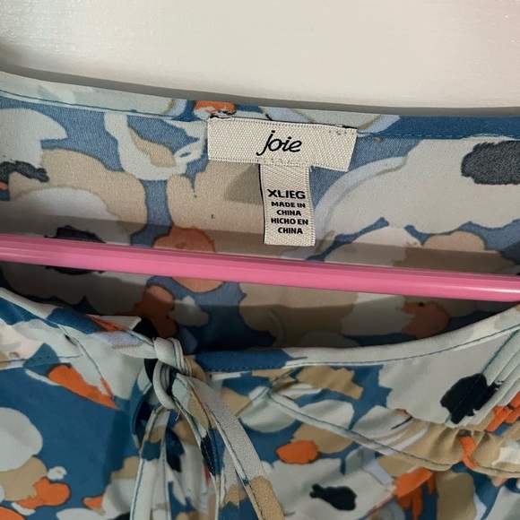 Joie women’s limited edition peasant long sleeve blouse size xl - Picture 3 of 7